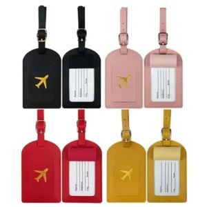Covered Address Label Luggage Tag