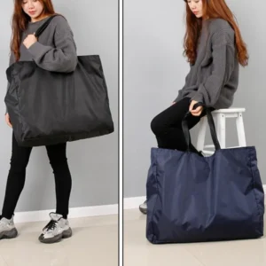 Large Capacity Zipped Shopping Totes